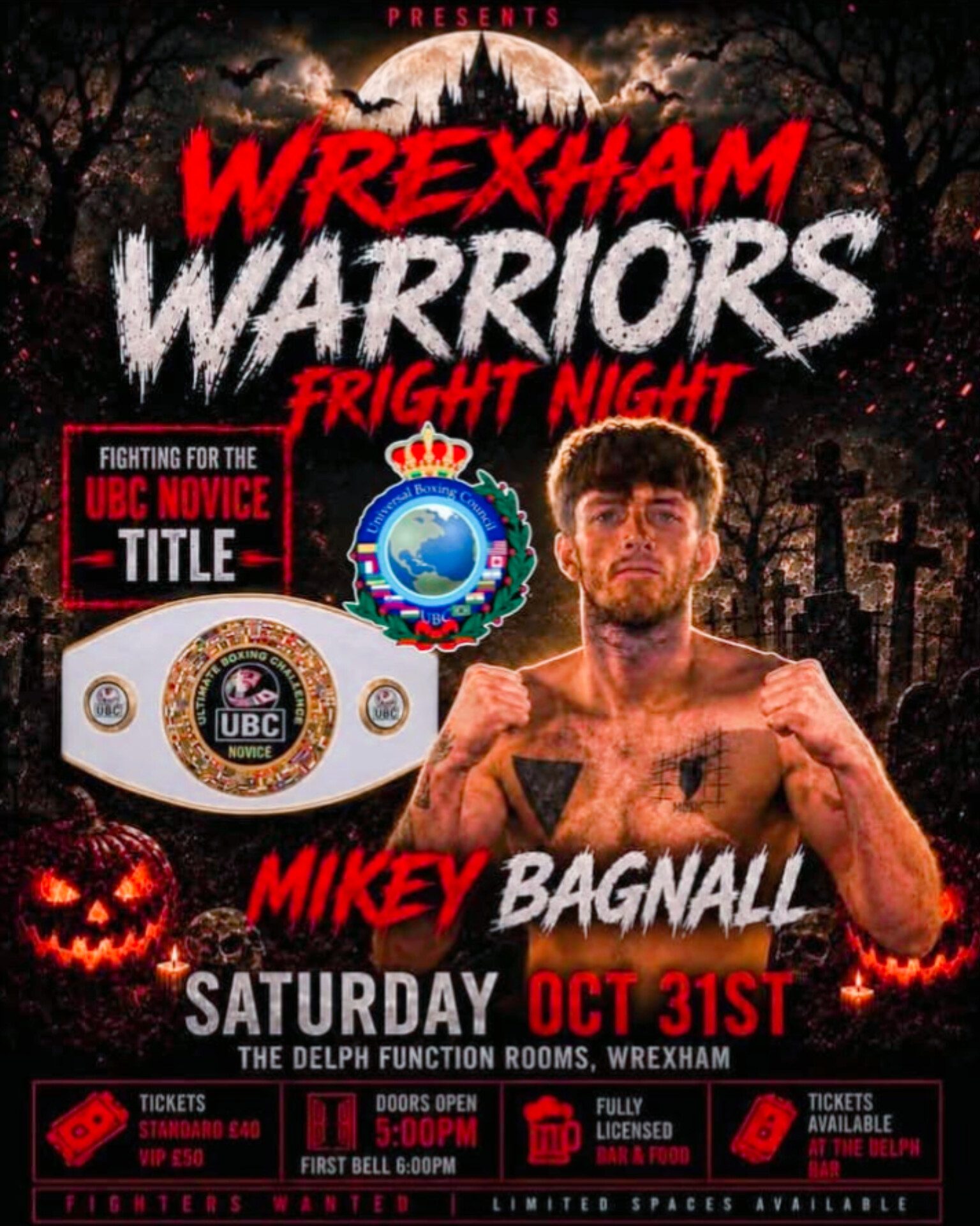 Wrexham Warriors Fight Night