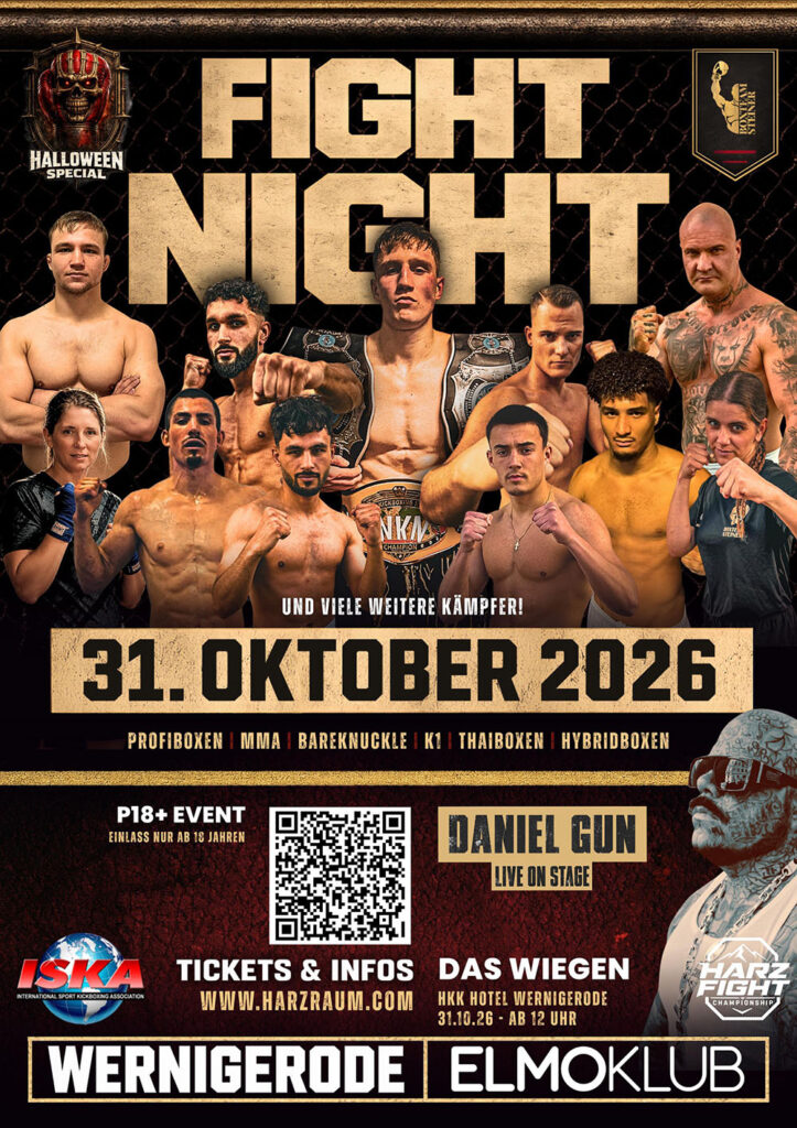Fight Night Wernigerode – Halloween Special 2026 Poster